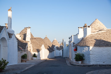 traditional trulli houses in Alberobello