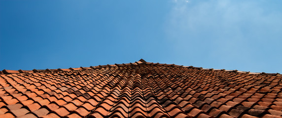 Tile Roof at the Galle Fort, Galle, Sri Lanka