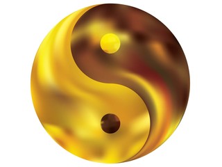 Abstract background in the form of yin yang.
