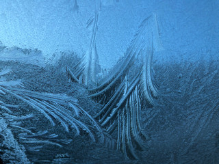 frosty windshield