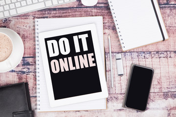 Do it online, book or study online 