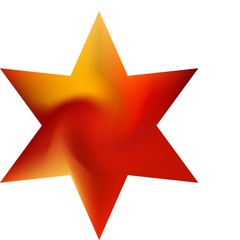 Collection of hexagram smooth backgrounds.