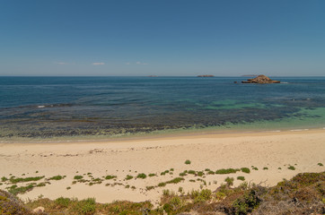 Pristine beaches and the rugged coastline of Yorke Peninsula, located west of Adelaide in South Australia