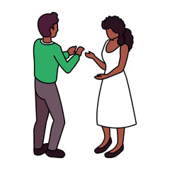 people of business standing on white background