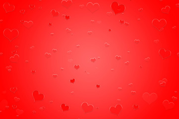 Abstract Heart Background Valentine's Day 
