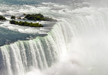 Beautiful Niagara Falls on a sunny day