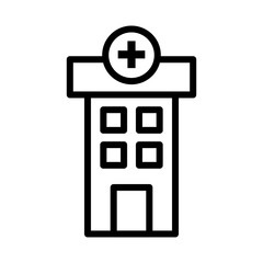 Fototapeta premium Hospital icon