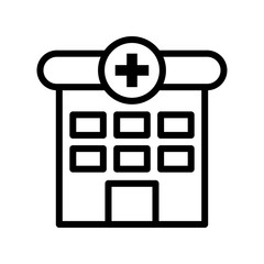 Fototapeta premium Hospital icon 
