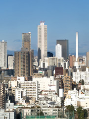 Naklejka premium 池袋の高層ビル群