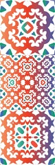 Obraz premium Ethnic ceramic tiles in mexican talavera.