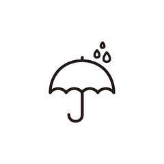 Keep dry icon symbol vector illustration