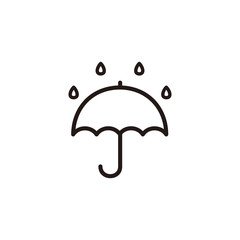 Keep dry icon symbol vector illustration