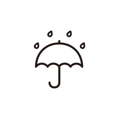 Keep dry icon symbol vector illustration