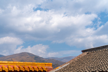 Mount wutai scenic spot in China