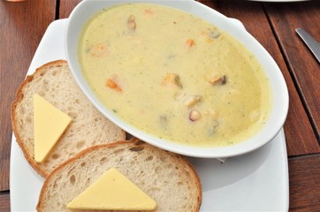 クラムチャウダー