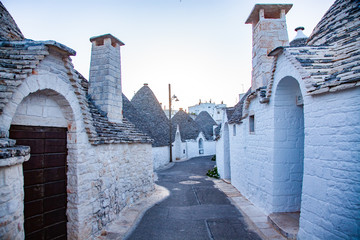 traditional trulli houses in Alberobello