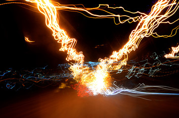 abstract light background, motion blur