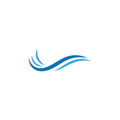 Obraz premium Water wave Logo