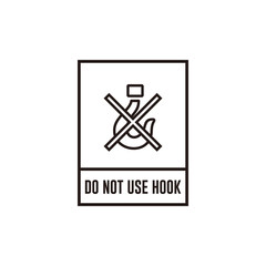 Do not use hook icon symbol vector illustration