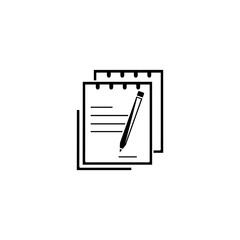 document icon  with check and cross symbol  vector illustration