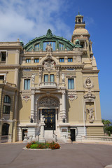 Opera of Monte-Carlo in Monaco on the French Riviera