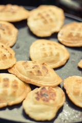 Grilled smoked sheep cheese. Traditional polish local food concept