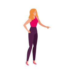 Fototapeta na wymiar beautiful woman avatar character icon vector illustration design