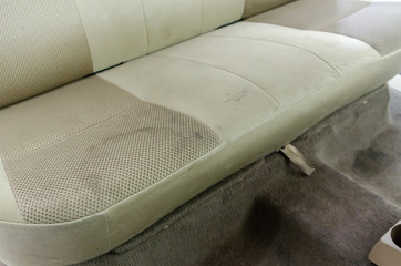 Stains on car seats