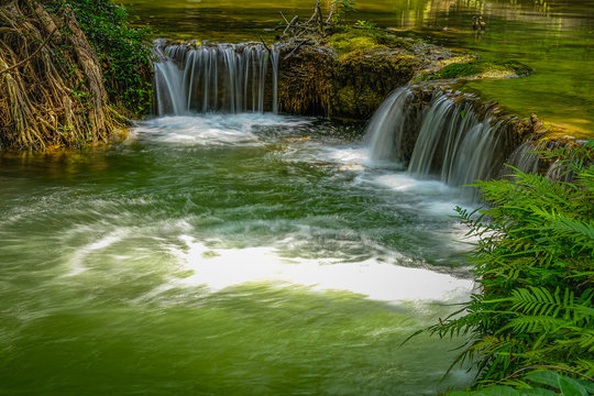 Chet Sao Noi waterfall in Khao Yai National Park, Saraburi province, Thailand.