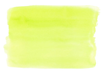 水彩の背景　ライムグリーン