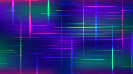 Colorful futuristic speed lines or rays on motion background