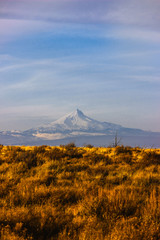 Obraz premium landscape with mountains and clouds