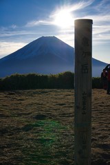 富士山　竜ヶ岳　風景　