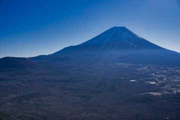 日本　絶景　富士山　竜ヶ岳