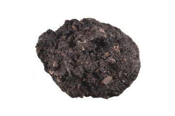 asphalt isolated on white background