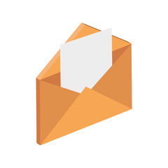 envelope mail communication isolated icon vector illustration design