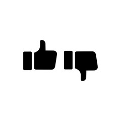 Thumb finger icon design trendy