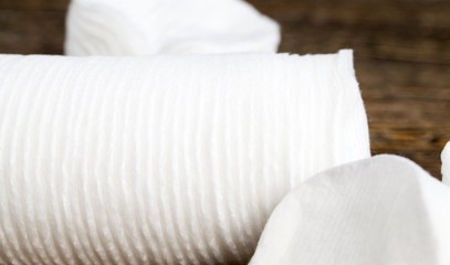 white cosmetic discs