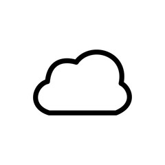 Cloud signage icon design trendy