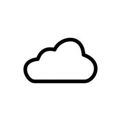 Cloud signage icon design trendy