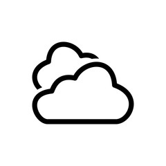 Cloud signage icon design trendy