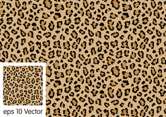 Leopard pattern design, vector background
