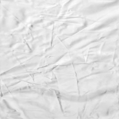 3D white fabric texture background and Fabrics that are wrinkled in white, the fabric looks old and the fabric is a white background., illustration, 3D rendering