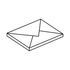 envelope mail communication isolated icon vector illustration design