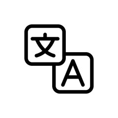 Translator signage icon