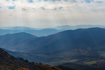 gloomy mountains in Poland - Bieszczady