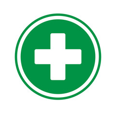 First aid sign.