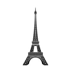 Fototapeta na wymiar Paris Eiffel Tower vector illustration