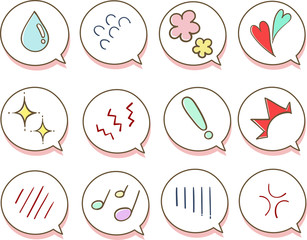 感情アイコン（手描き）