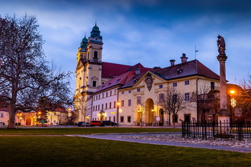 Fototapeta na wymiar Church of the Assumption of the Virgin Mary. Valtice. South Moravian region, Czech republic, Europe.